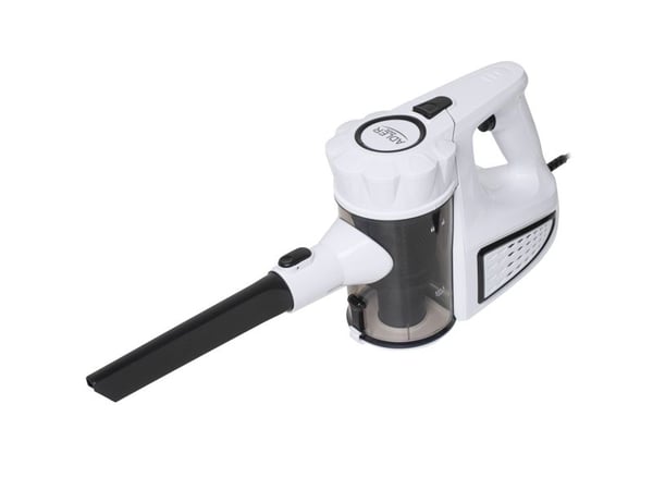 Adler AD 7036W, 2-i-1 stavstøvsuger, Uten pose, Svart, Hvit, 1,5 l, Tørr, EPA