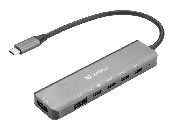 Sandberg USB-C 6-in-1 MediaDock