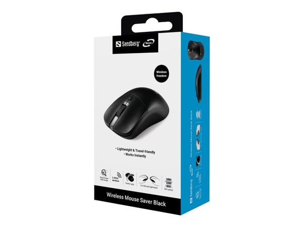 Sandberg Wireless Mouse Saver Black