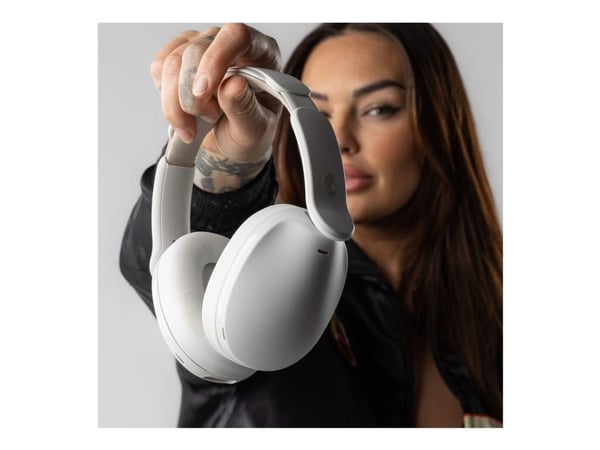 Skullcandy HESH 360 - Hodetelefoner med mikrofon - full størrelse - Bluetooth - trådløs, kablet - 3,5 mm jakk - benfarget