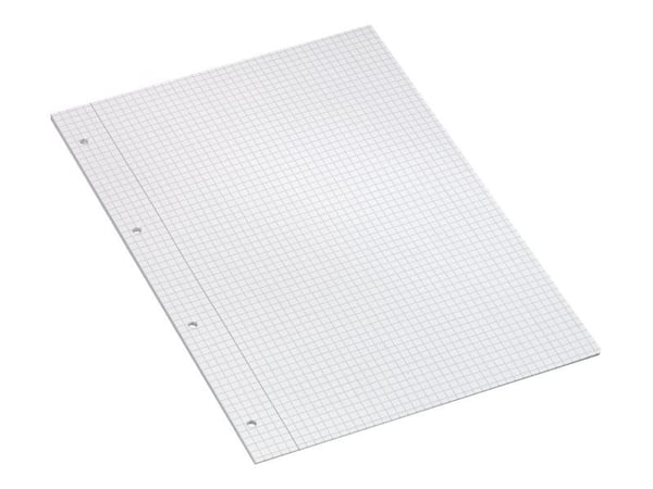 Työpaperit A4 neliö 5x5mm 80g (500 arkin pakkaus)