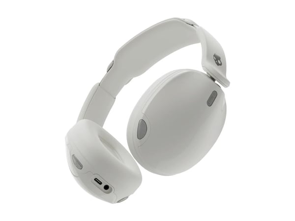 Skullcandy HESH 540 - Hodetelefoner med mikrofon - full størrelse - Bluetooth - trådløs, kablet - aktiv støydemping - 3,5 mm jakk - benfarget
