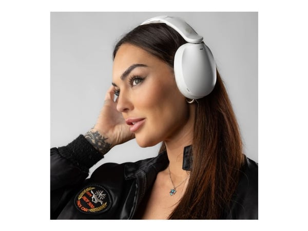 Skullcandy HESH 360 - Hodetelefoner med mikrofon - full størrelse - Bluetooth - trådløs, kablet - 3,5 mm jakk - benfarget