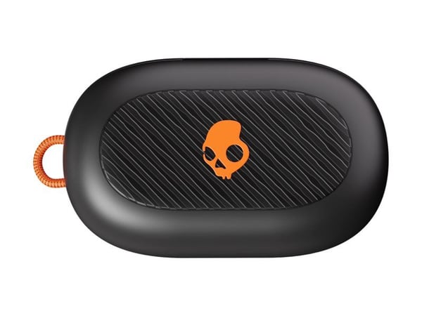 Skullcandy Push Play Active - True wireless-hodetelefoner med mikrofon - i øret - over-øret-montering - Bluetooth - lydisolerende - oransje, svart