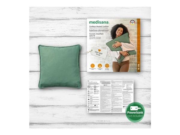 MEDISANA HC 250 - Varmepute - USB - grønn