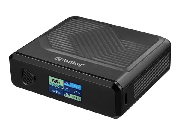 Sandberg Travel - Trådløs nødlader - 5 / 9 / 12 / 15 / 20 V - 100 watt - litiumpolymer - 20000 mAh - 77 Wh - utgangskontakter: 2