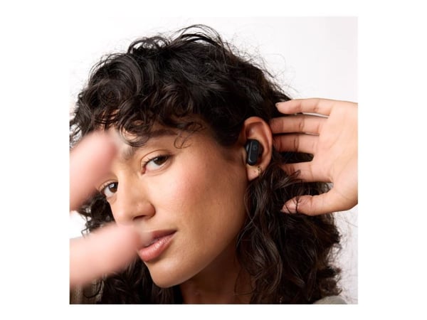 Skullcandy Dime Evo - True wireless-hodetelefoner med mikrofon - i øret - Bluetooth - lydisolerende - ekte svart