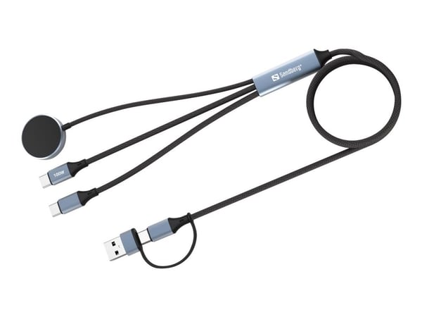 Sandberg 3in1 Travel Charge Cable 100W