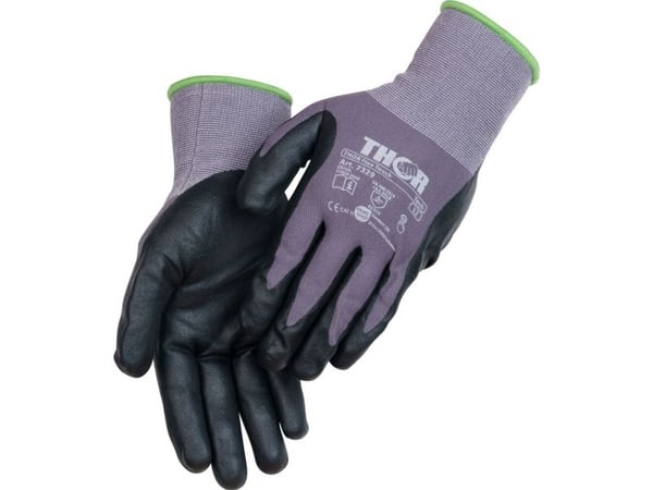Fingerdyppet nitrilhandske, THOR Flex Tech, 12, lajitelma - (12 kpl)