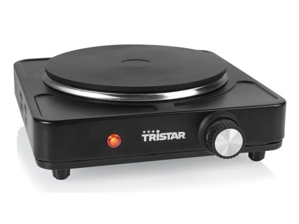 Tristar KP-6151, Svart, Benkeplate, 18.5 cm, Innebygde kokeplater, 1 zone(s), 1 zone(s)