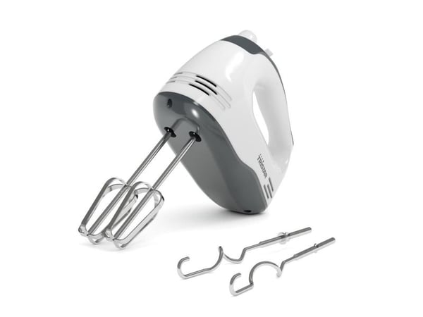 Tristar MX-4203, Håndmikser, Hvit, Vispe, Elte, 1,2 m, Knapper, Jekk, Plast