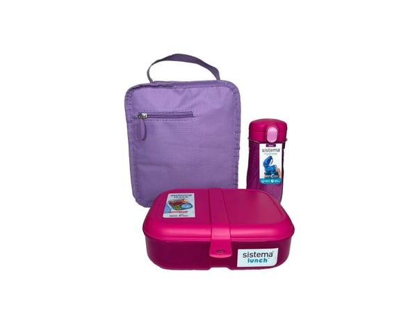 Sistema - LunchTime 3-pack - Pink/Purple