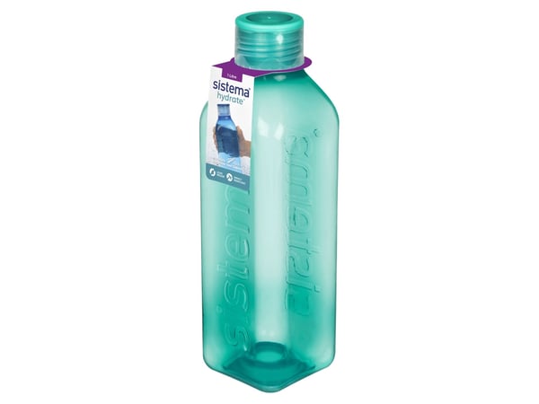 Sistema 1L Square Bottle 2-pack