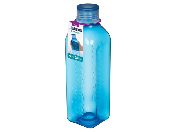 Sistema 1L Square Bottle 2-pack