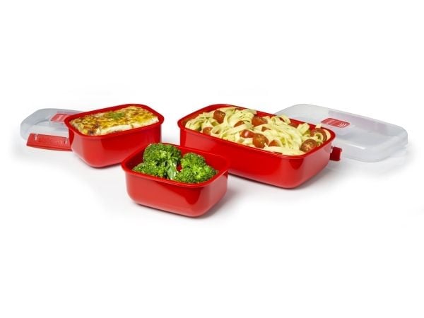 Sistema - Heat and Eat 3-pak mikrobølgebokser
