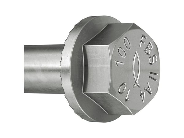 Fischer 543576, Skru, Rustfritt stål, Betong, Delgjenge, SW17, 85 mm