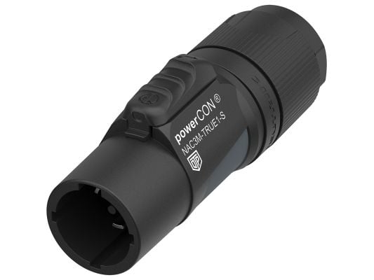 Neutrik NAC3M-TRUE1-S, powerCON, Svart, Rett, Kopper, IP65, IP67, 4000 V