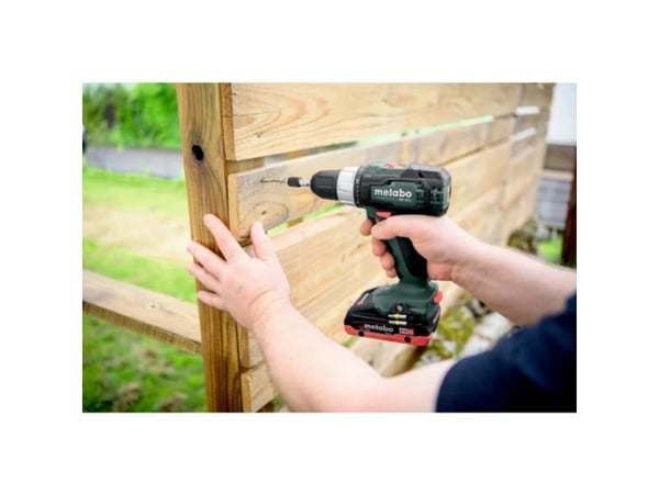 Metabo SB 18 L Set, Boremaskin med pistolgrep, Svart, Rød, Sølv, 1,3 cm, 3,6 cm, 1,3 cm, 1,3 cm