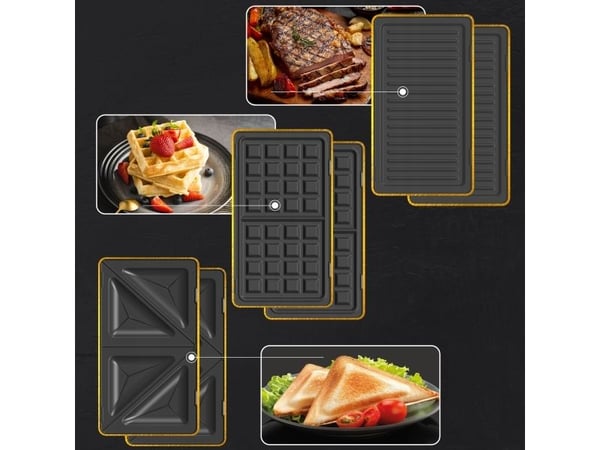 Extralink SMART LIFE GRILL SANDWICH & WAFFLE MAKER SJ-37A
