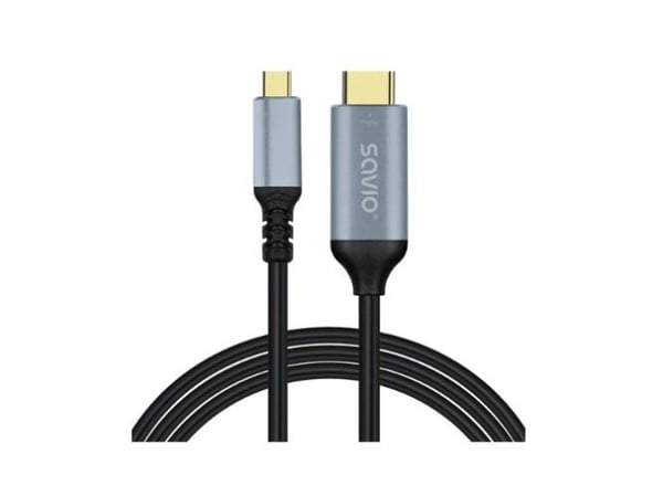 Savio Kabelis usb-c do hdmi v2.0b, 3m, mied cl-184