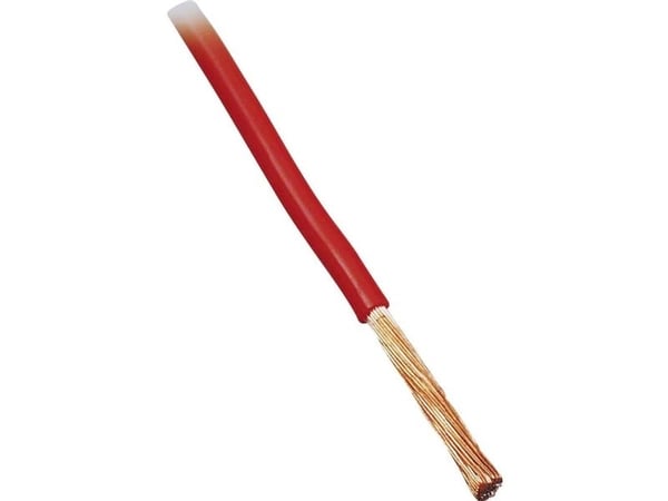 BKL Electronic 1503026/5 Ajoneuvokaapeli FLRY-B 1 x 6 mm² punainen 5 m