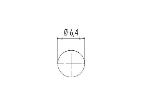 BINDER 09-9750-30-03, Snap-In, Hunkjønn, Polyamid, Gull, Lodde, IP40