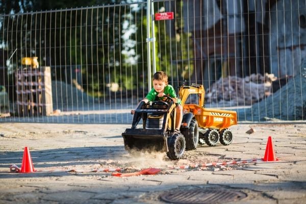 Falk 997W, 3 år, 8 hjul, Plast, Stål, Gult, Sort