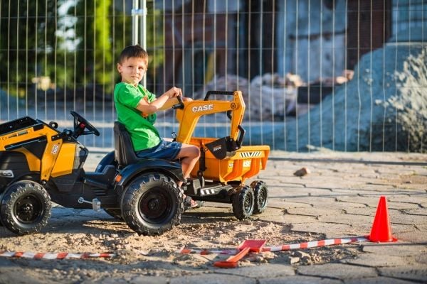 Falk 997W, 3 år, 8 hjul, Plast, Stål, Gult, Sort