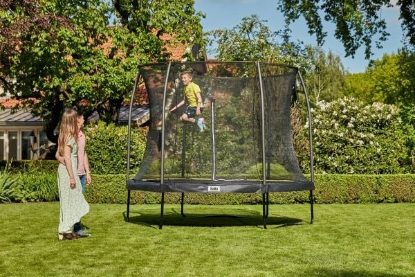 Salta 5070A, Trampoline over bakken, Rund, 50 kg, 5 år, Safety net, Montering nødvendig