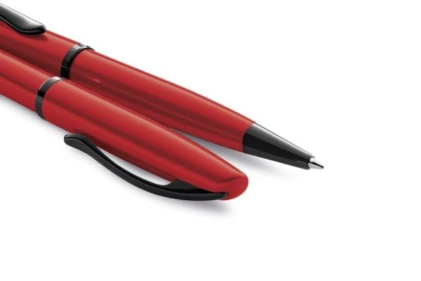 Pelikan 400198309, Klips, Uttrykkbar kulepenn med hengefeste, Gjenfyllbar, Rød, 1 stykker