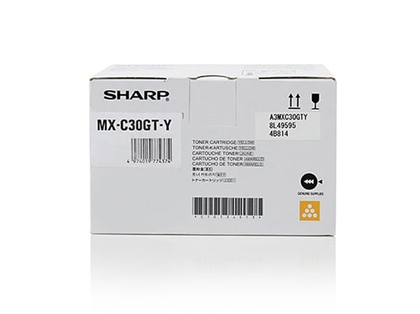 Sharp MXC30GTY - Gul - original - tonerpatron - for Sharp MX-C250F, MX-C300W, MX-C301W