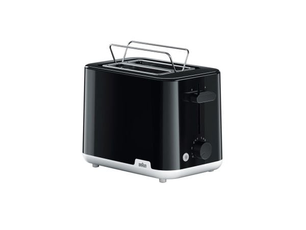 Braun HT1010BK, 2 skivor, Svart, Plast, Rotations-, 900 W, 132 x 35 x 119 mm