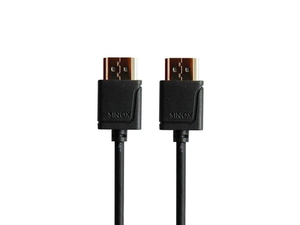 Sinox Plus - High Speed - HDMI-kabel med Ethernet - HDMI hann til HDMI hann - 3 m