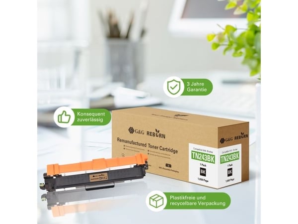G&G 21180, 1000 sider, Svart, 1 stykker
