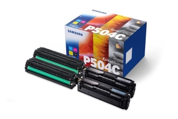Samsung CLT-P504C Value Pack - 4-pack - svart, gul, cyan, magenta - original - tonerpatron - for CLP-415N, 415NW; CLX-4195FN, 4195FW, 4195N; Xpress...