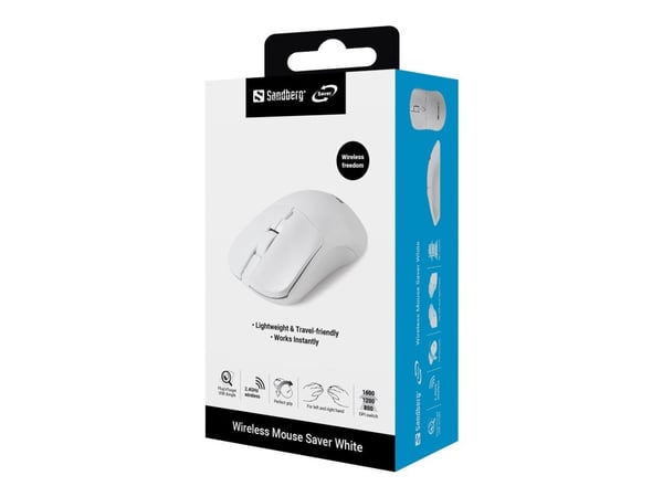 Wireless Mouse Saver White Wireless Mouse Saver White
