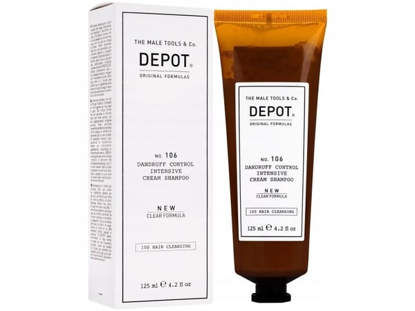 Depot 100 Hair Cleansing No. 106 mjällschampo - Clear Formula, Pro-Vitamin B5, 125 ml