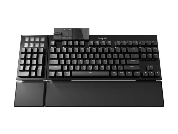 be quiet! Dark Mount Silent Tactile US ANSI, Ledningsført, USB, Mekanisk, QWERTY, RGB LED, Sort