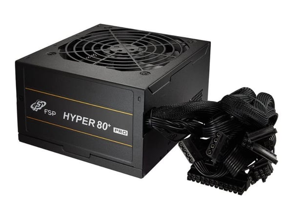 FSP Hyper 80+ Pro - Nätaggregat (intern) - ATX12V 3.1/ EPS12V 2.92 - 80 PLUS Bronze - AC 200-240 V - 650 Watt - aktive PFC