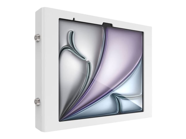 Compulocks iPad Air M2 & M3 13", Apex Secured Enclosure Wall Mount - White - Innhegning - for nettbrett - glassmontering, plass - låsbar - høyverdi...