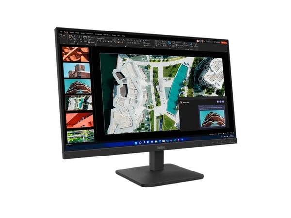 Lenovo ThinkVision S27-4e, 68,6 cm (27"), 1920 x 1080 pikseliä, Full HD, LCD, 6 ms, musta