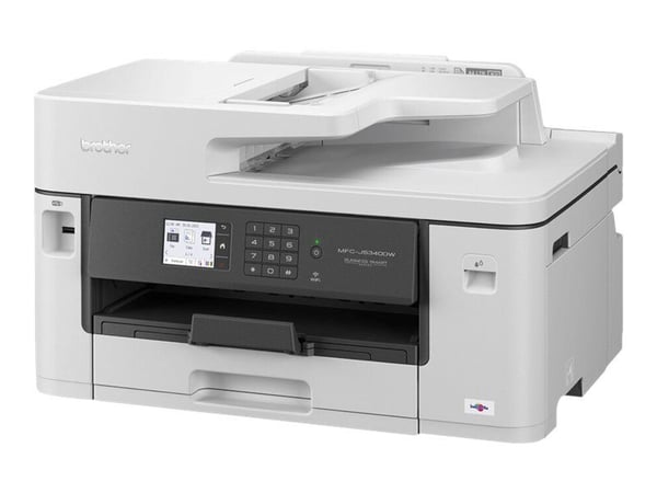 Brother MFC-J5340DWE - Multifunksjonsskriver - farge - ink-jet - A3/Ledger (medie) - opp til 28 spm (trykking) - 250 ark - 14.4 kbps - USB 2.0, LAN...