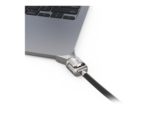 Compulocks Ledge Lock Adapter for MacBook Air 13" M2-M4 with Keyed Lock Silver - Sikkerhetssporlåsadapter - med nøkkellås - for Apple MacBook Air M2