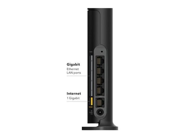 NETGEAR Nighthawk RAX9 - Trådløs ruter 4-portssvitsj - 1GbE - Wi-Fi 6 - Dobbeltbånd