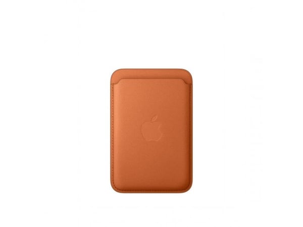 Apple - Lomme for mobiltelefon / kredittkort - MagSafe-samsvar - mikrotvill, FineWoven - rev orange