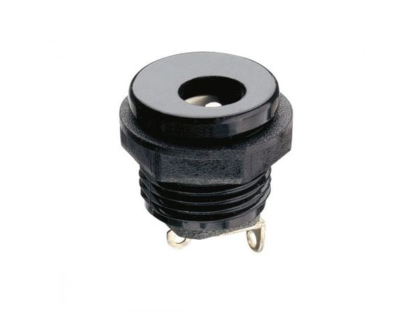 Lumberg NEB/J 25 C Pienjännitepistoke Liitäntä, uppoasennus pystysuoraan 6,3 mm 2,35 mm 1 kpl 1 kpl