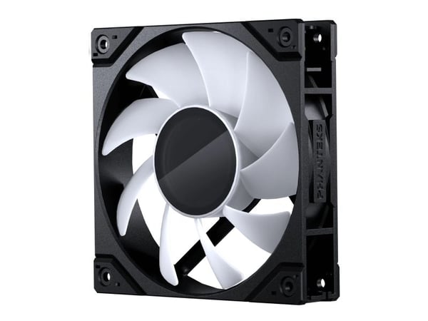 PHANTEKS M25 Gen2 PWM D-RGB -tuuletin, 3-pack - Reverse Blade, 120mm, musta