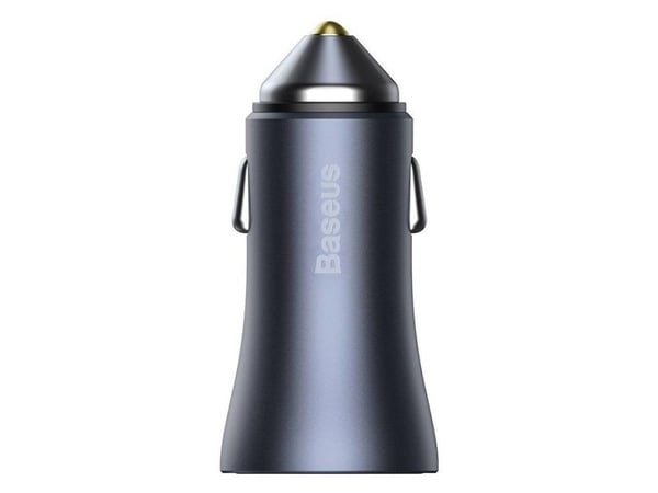 Baseus - Bilstrømadapter - 40 watt - 3 A - PD, QC (USB, USB-C) - på kabel: USB-C