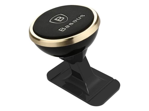Baseus SUCX140015, Mobiltelefon / smartphone, Passiv hållare, Bil, Guld, Svart