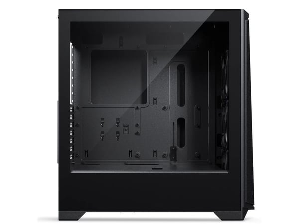 Phanteks Eclipse G370A - Mid tower gaming - utvidet ATX (E-ATX) - sidepanel med vindu (herdet glass) - ingen strømforsyning - svart - USB/lyd